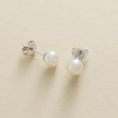 Round Gemstone Studs