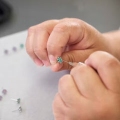 Enamel Mini Flower Studs