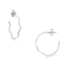Squiggle Hoop Earrings