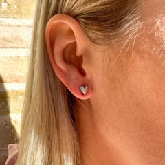 Solid Heart Studs