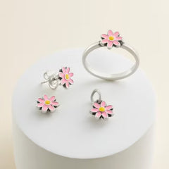 Enamel Mini Flower Ring