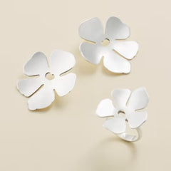 Floral Silhouette Earrings