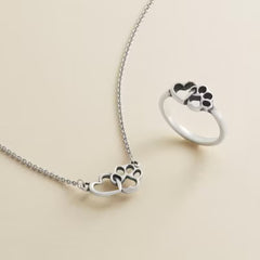 Furry Friends Heart Ring