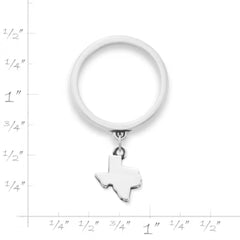 Texas Mini Charm Dangle Ring