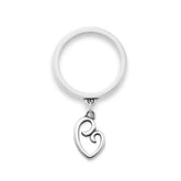 Delicate Mother's Love Charm Dangle Ring