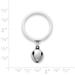 Jingle Bell Charm Dangle Ring