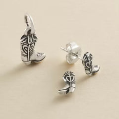 Mini Cowgirl Boot Charm