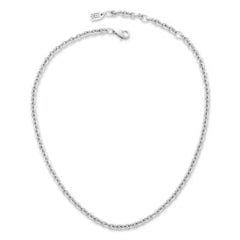 Extra Heavy Cable Charm Necklace