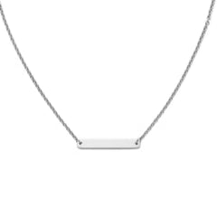 Petite Engravable Horizon Necklace
