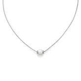 Beaded Cultured Pearl Slider Necklace