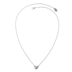 Delicate Heart Initial Necklace