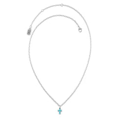 Enamel Petite Cross Necklace