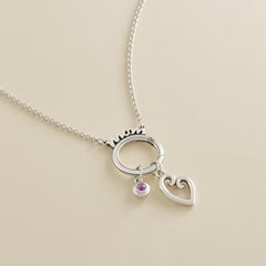 "Mom" Changeable Charm Necklace