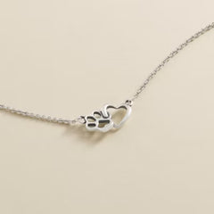 Furry Friends Heart Necklace