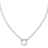 Cultured Pearl Changeable Charm Necklace