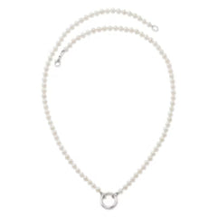 Cultured Pearl Changeable Charm Necklace