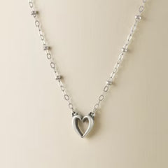 Delicate Heart Beaded Necklace