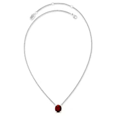 Oval Gemstone Necklace