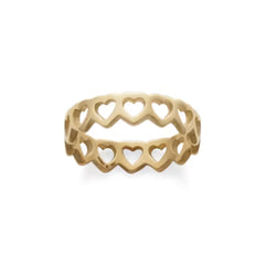Tiny Hearts Ring