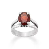 Oval Gemstone Ring
