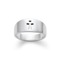 Narrow Crosslet Ring