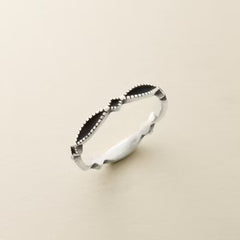 Enamel Cordoba Stacker Ring