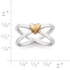 Cross Your Heart Ring