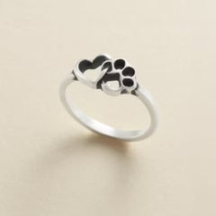 Furry Friends Heart Ring