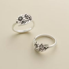 Floral Wrap Ring