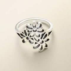 Open Floral Ring