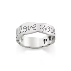 I Love You Mom Ring