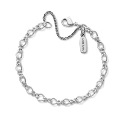 Medium Twist Charm Bracelet