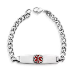 Enameled Medical Alert Bracelet