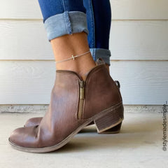 Horizon Cross Anklet