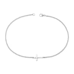 Horizon Cross Anklet