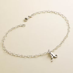 Delicate Connected Hearts Anklet