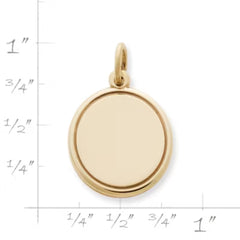 Engravable Disc Charm