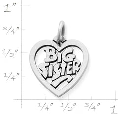 "Big Sister" Heart Charm