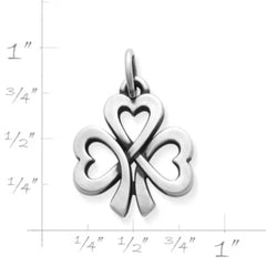 Shamrock of Hearts Charm