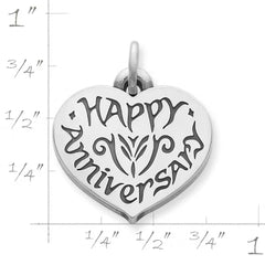 "Happy Anniversary" Charm