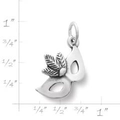 Mardi Gras Mask Charm