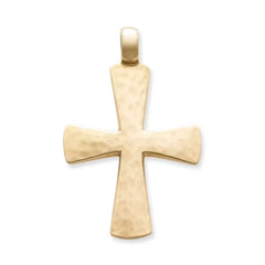 Hammered Cross Pendant