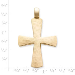 Hammered Cross Pendant