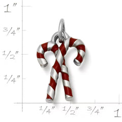 Enamel Candy Cane Charm