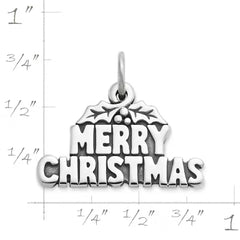 "Merry Christmas" Charm
