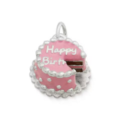 Enamel Birthday Cake Charm