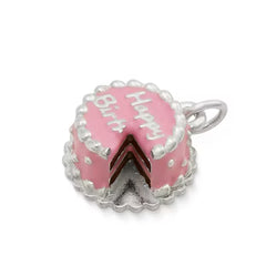 Enamel Birthday Cake Charm