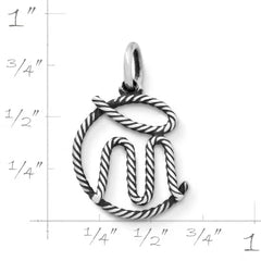 "CM" Rope Charm