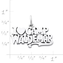 "I Love Camp Waldemar" Charm