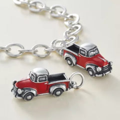 Enamel Vintage Truck Charm